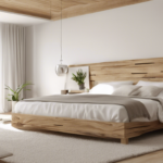 Comment allier le blanc et le bois naturel dans la décoration de chambre?