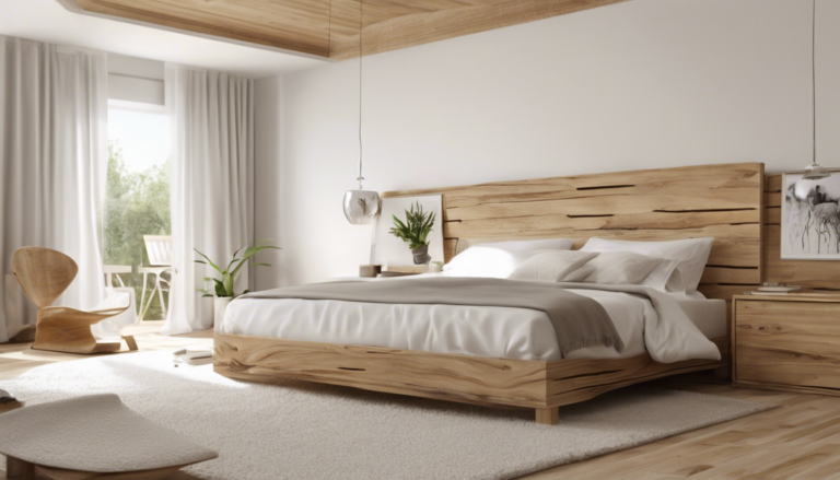 découvrez comment harmoniser le blanc et le bois naturel pour créer une ambiance chaleureuse et apaisante dans la décoration de votre chambre.